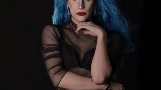 Dima Arres (drag performerka z Pragi) wystąpi w ramach projektu QOx,, fot. Kira S.