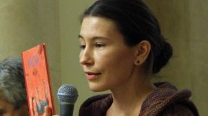 Katarzyna Skalska opowiada o książkach dla dzieci podczas Kongresu Kobiet, fot. archiwum prywatne