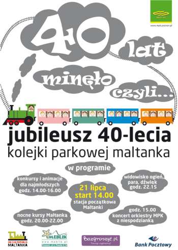 Plakat urodzinowy, fot. materiały MPK Poznań - grafika artykułu