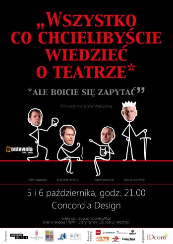 W spektaklu grają: Adam Krawczuk, Marcin Perchuć, Rafał Rutkowski i Maciej Wierzbicki - grafika artykułu