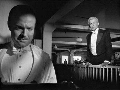 Kadr z filmu "Obywatel Kane" w reż. Orsona Wellesa - grafika artykułu