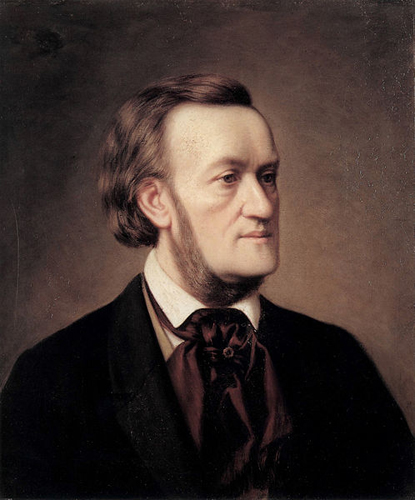 Portret Richarda Wagnera autorstwa Cäsara Willicha (1862) - grafika artykułu