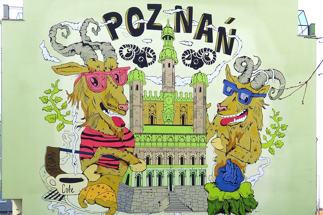 Jednym z nagrodzonych pomysłow jest stworzenie mapy poznańskich murali (fot. Z. Szmidt) - grafika artykułu