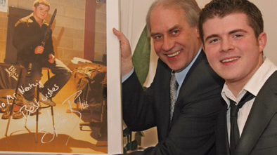 Wojciech Nentwig (z lewej) i klarnecista Julian Bliss. Fot. A. Hoffmann
