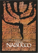 Plakat spektaklu Nabucco