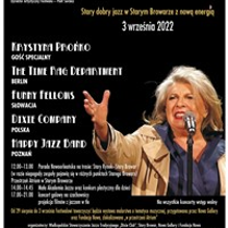 Festival poster - photo of one of the artists and information about the festival events.