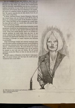 Graphics promoting the exhibition