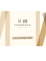 Festival poster: on the right and left sides, light, thick stripes, vertical and diagonal. Title and date in the middle.