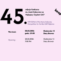 Graphics promoting the exhibition