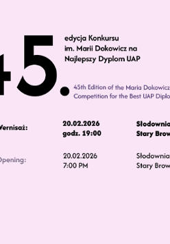 Graphics promoting the exhibition