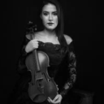 Black and white photo of the artist Sulamita Sara ŚLUBOWSKA