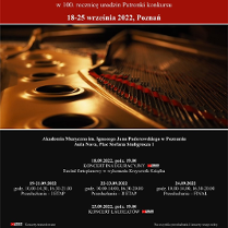 Competition poster with information about the events.