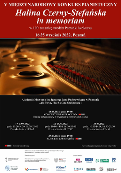 Competition poster with information about the events.