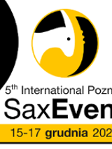Poster with event title and date - graphic in white, black and yellow colours.