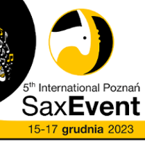 Poster with event title and date - graphic in white, black and yellow colours.