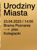 Event poster with information about the event.