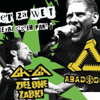 Graphics promoting the concert