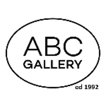 Gallery logo on white background: black inscription "ABC Gallery" in the ellipse. Below, the inscription "od 1992" ("since 1992").