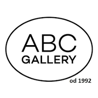 Gallery logo on white background: black inscription "ABC Gallery" in the ellipse. Below, the inscription "od 1992" ("since 1992").
