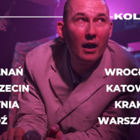 Graphics promoting the concert