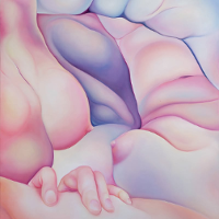 Graphics promoting the exhibition