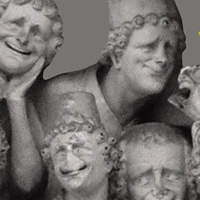 Graphics promoting the exhibition