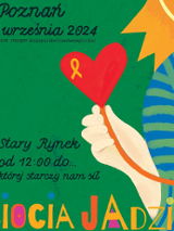 Colourful poster with information about the event.