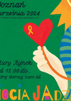 Colourful poster with information about the event.
