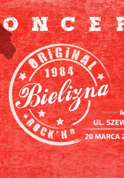 Graphics promoting the concert