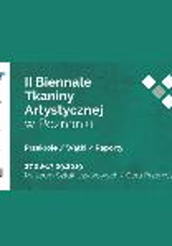 poster of Biennale of Artistic Fabric