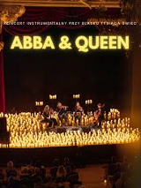 Graphics promoting the concert