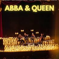 Graphics promoting the concert