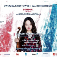 Concert poster with photo of Bomsori and information about the event.