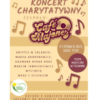 Concert poster with information about the event.