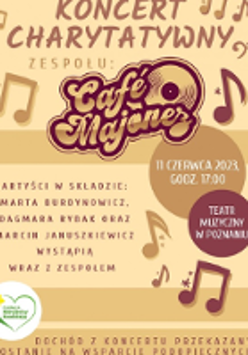Concert poster with information about the event.