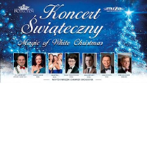 Concert poster with small photos of the concert performers.