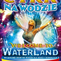 Show poster - photo of a woman in a shiny outfit and information about the event.