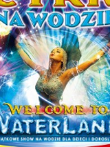 Show poster - photo of a woman in a shiny outfit and information about the event.