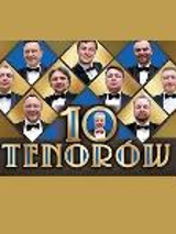 Concert poster - photo of ten performers and inscription "10 tenors"