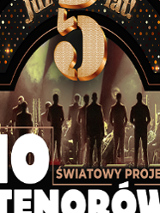 Concert poster - ten men on stage.