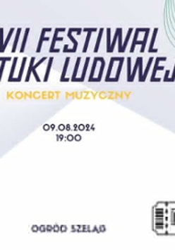 Concert poster with information about the event.
