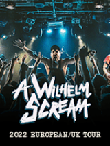 Concert poster - a photo of the band performing on stage.