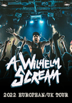 Concert poster - a photo of the band performing on stage.