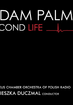 Concert poster - information about the event on the black background.