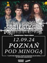 Concert poster: information about the event and photo of the band.