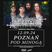 Concert poster: information about the event and photo of the band.