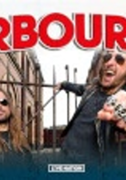 Concert poster: photo of the band members.