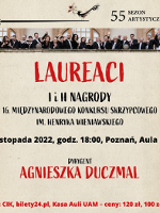 Concert poster with information about the event.