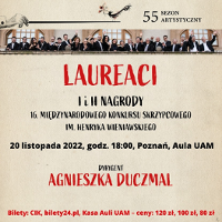 Concert poster with information about the event.