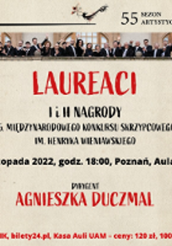 Concert poster with information about the event.